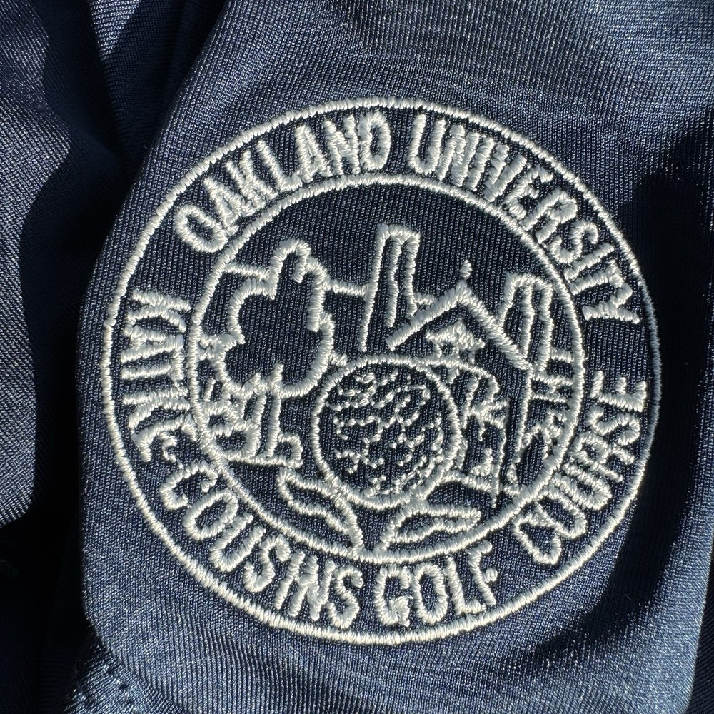 GFORE Polo Shirt Mens XXL 2XL Skull Emboridered Oakland University Katke Golf